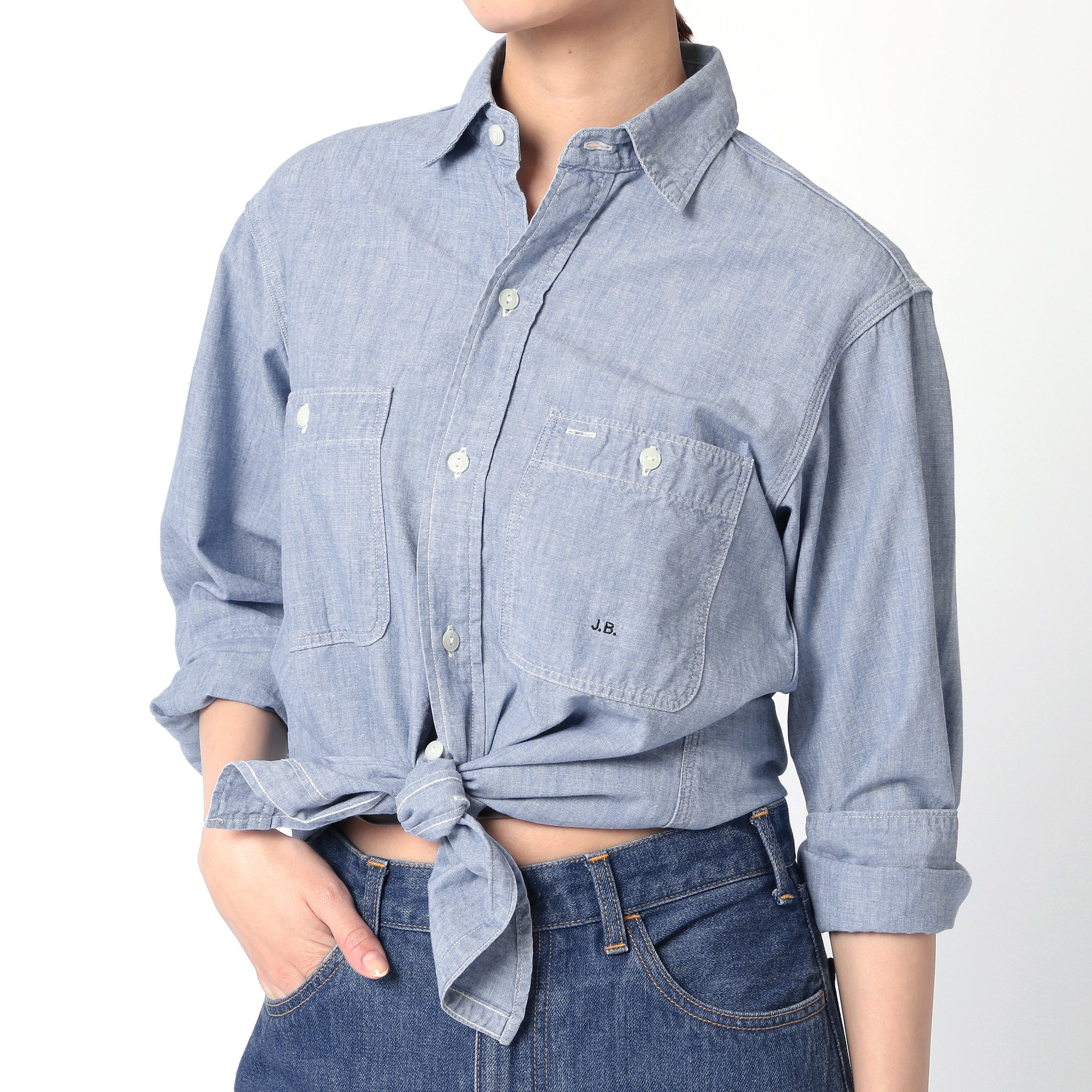RIVIERA CHAMBRAY SHIRT(リヴィエラシャンブレーシャツ)|J.B. ATTIRE(ジェービーアタイア)OFFICIAL ONLINE STORE