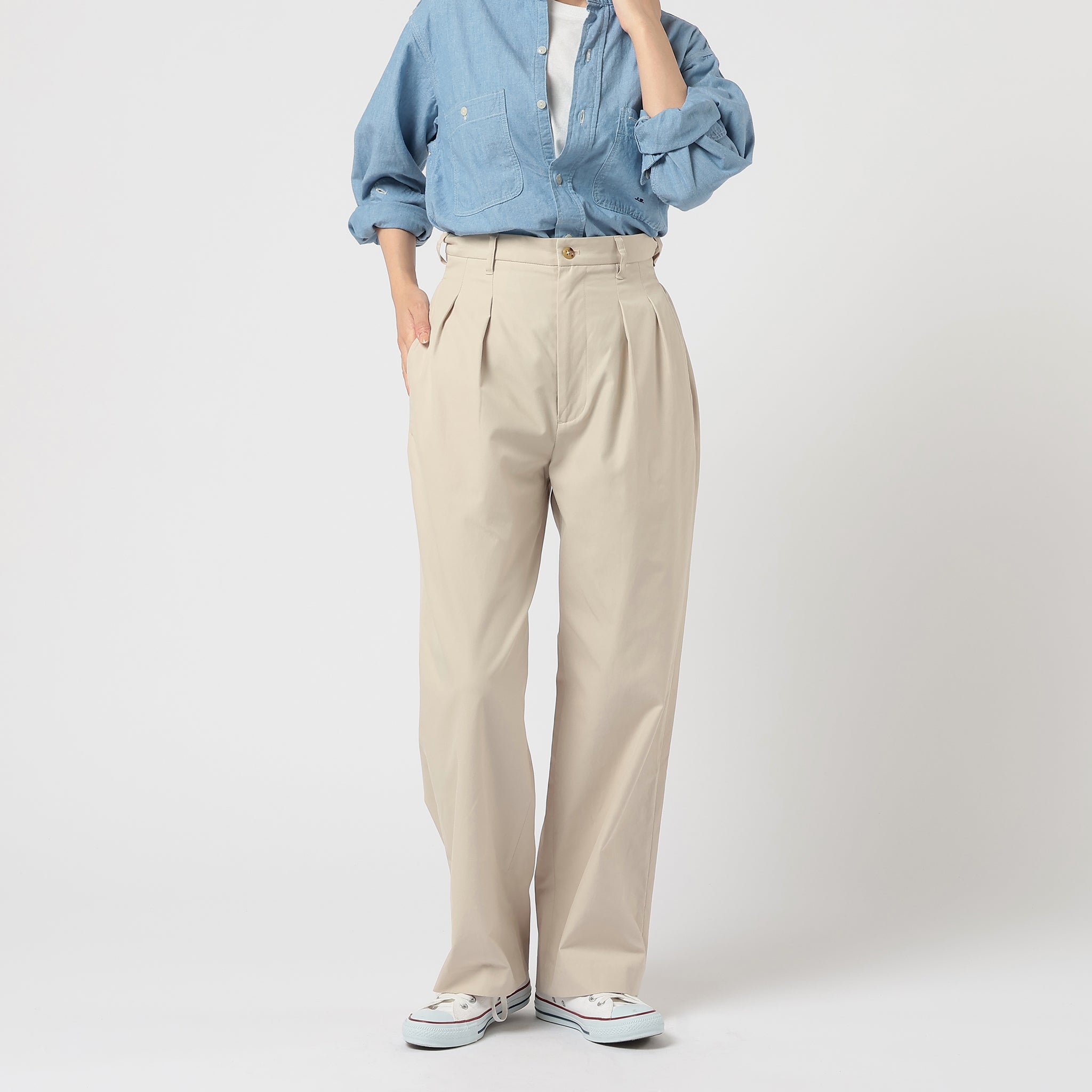 PARIS HIGH WAIST TROUSER(パリスハイウエストトラウザー)|J.B. ATTIRE(ジェービーアタイア)OFFICIAL ONLINE STORE
