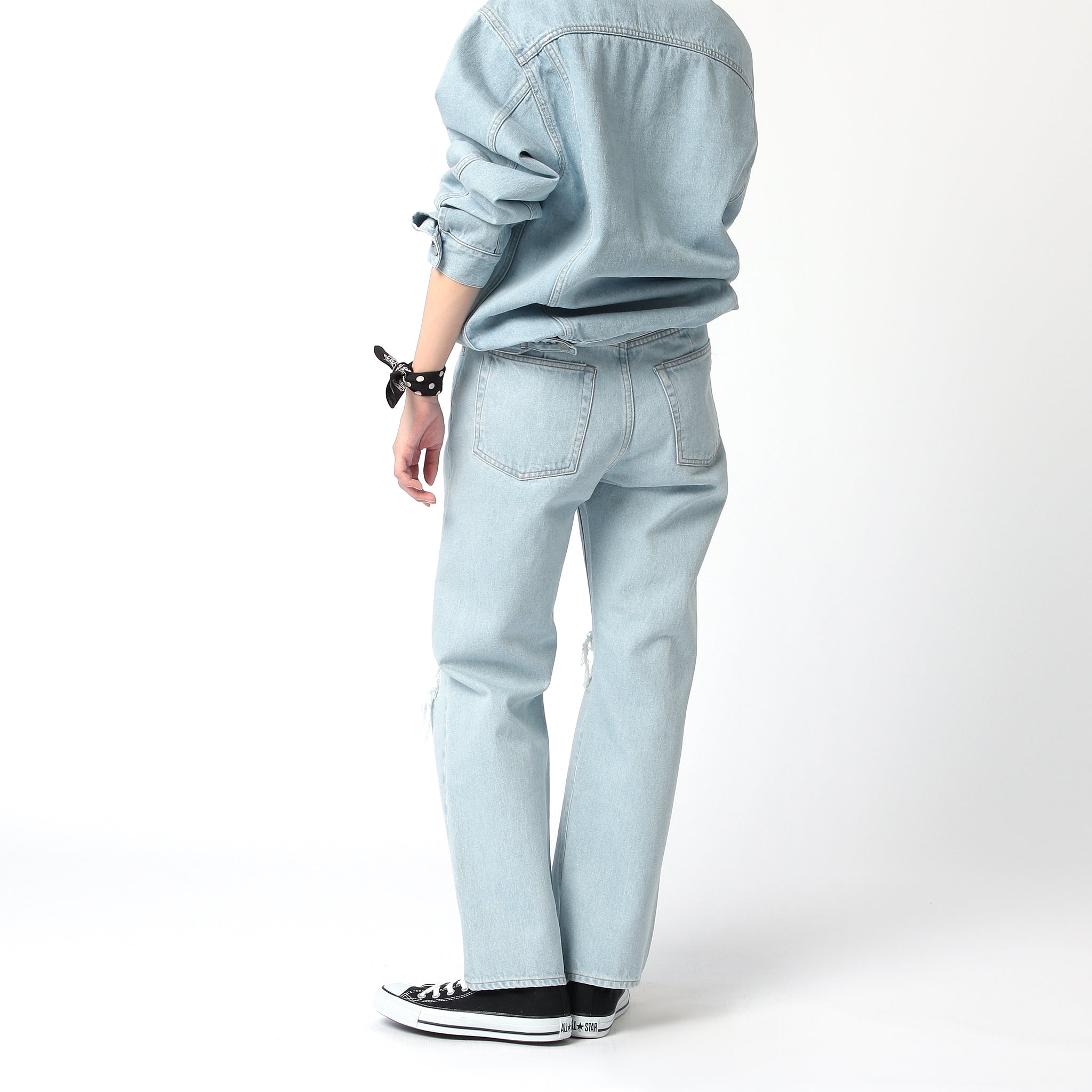 PARIS RIPPED DENIM ICE BLUE（パリスリップドデニムアイスブルー）｜J.B. ATTIRE（ジェービーアタイア）OFFICIAL ONLINE STORE